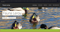 Desktop Screenshot of fauna-leroy.be